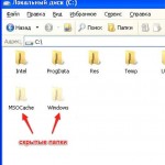 Скрытые папки в Windows 7 — все способы их отображения